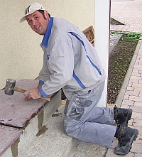 Anton Schiller bei der Arbeit